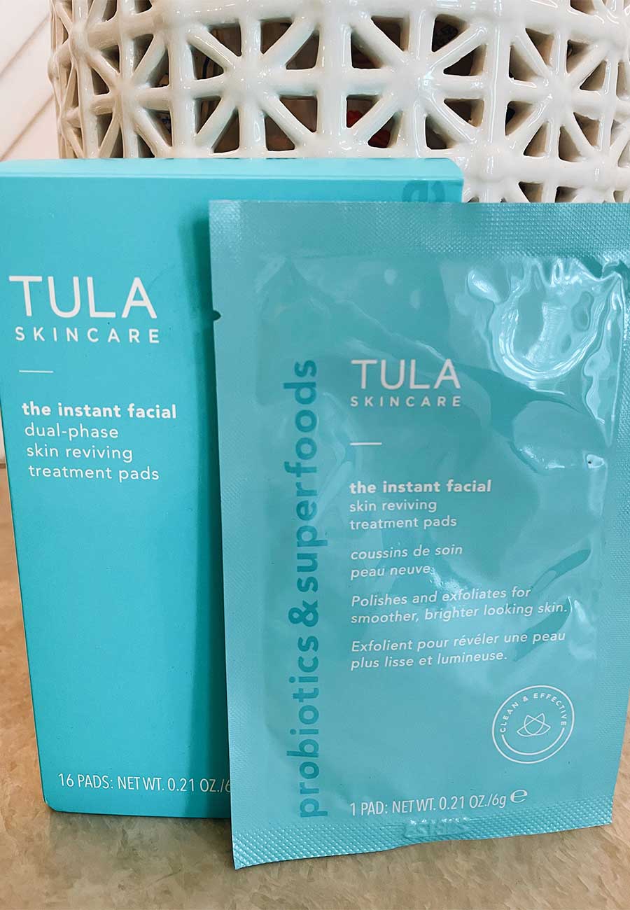 tula skincare instant facial treatment pads