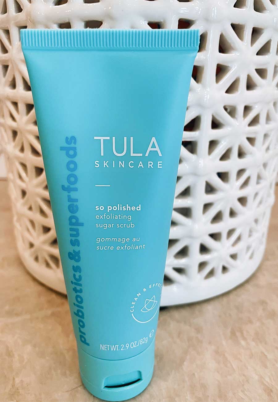 Tula skincare So Polished exfoliating sugar scrub