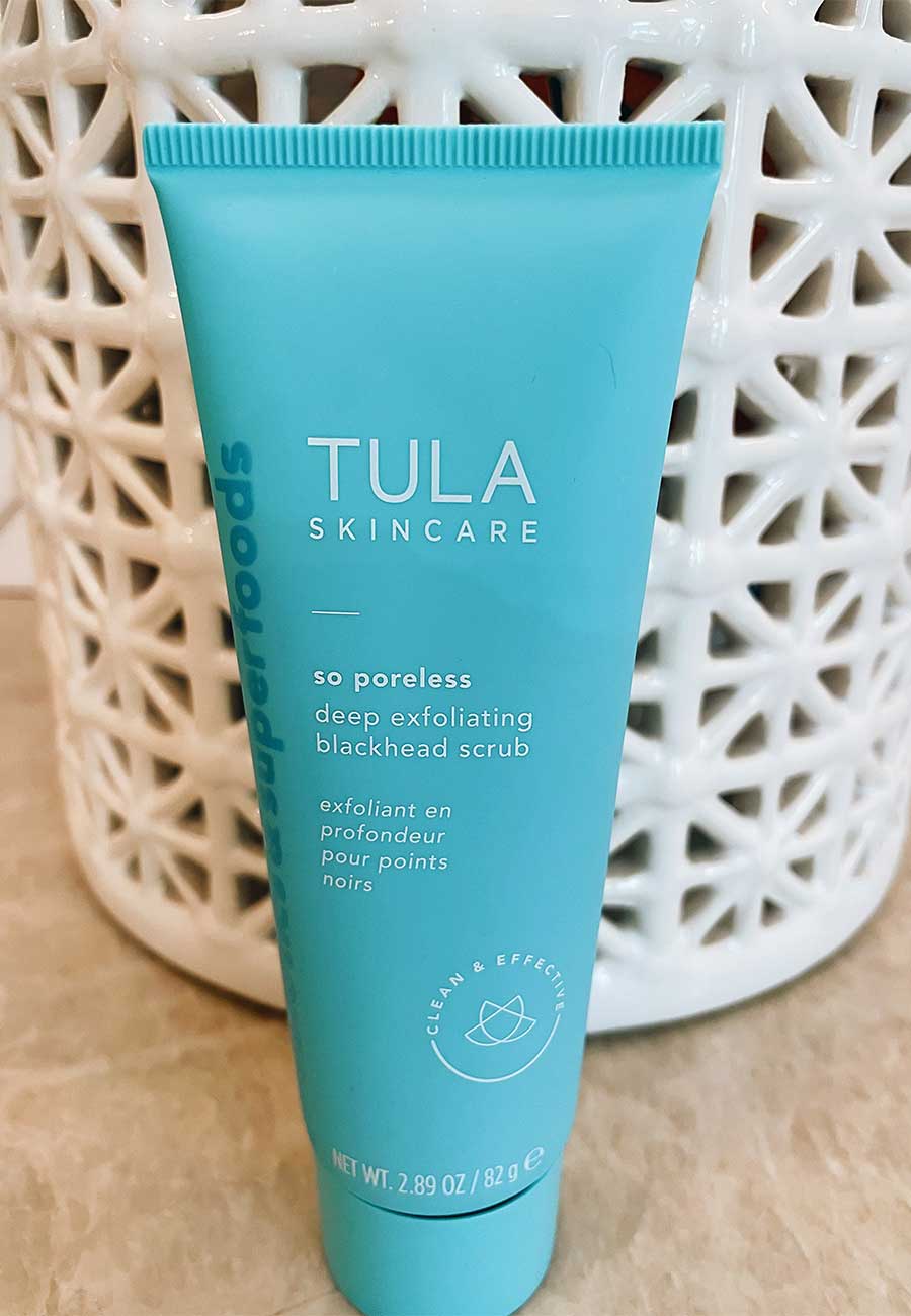 Tula So Poreless Deep exfoliating blackhead scrub