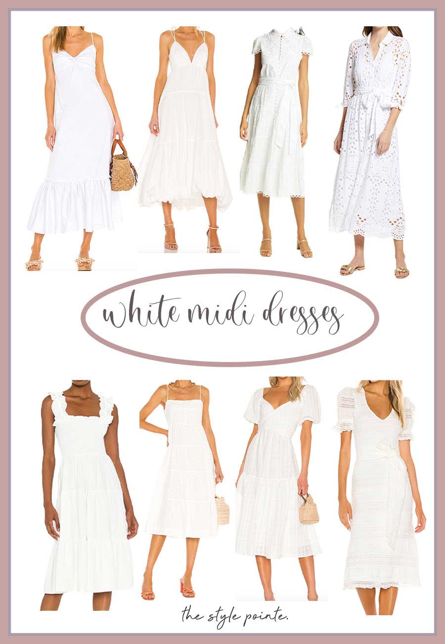 Spring White Dresses | The Style Pointe